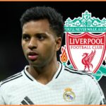 Rodrygo oslavuje cieľ pre Real Madrid vs Atlético de Madrid