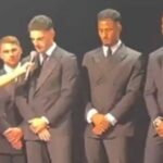 Liverpoolová hviezda Mo Salah dodáva rozprávanie o reakcii po tom, čo Arsenal Star Declan Riceovej komentároval ocenenia PFA Awards