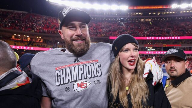 Mahomes, Reid Talk Taylor Swift Debi „Nové výšky“ v táboroch táborov

