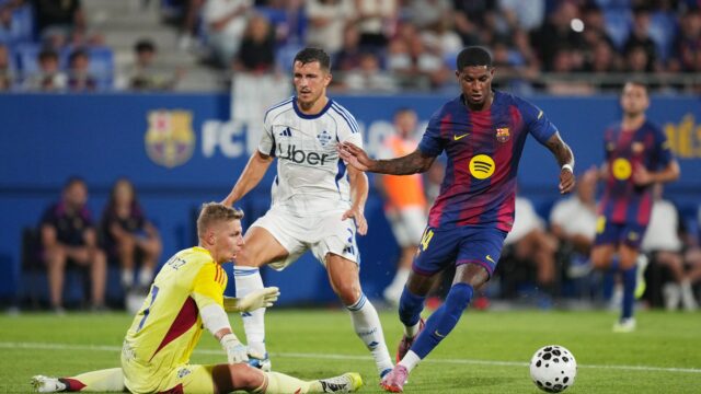 Rashford vynechal otvorený cieľ na svojom dome pre Barcelona proti Como