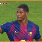 Marcus Rashford skóruje prvý gól v Barcelone
