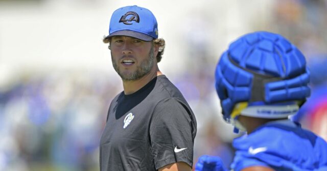 Matthew Stafford nebude súčasťou spoločnej praxe spoločnosti Rams s Cowboys

