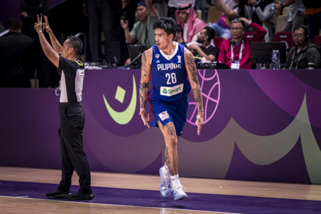 Kevin Quiambao Gilas Pilipinas vs Saudská Arábia 2025 Fiba Asia Cup