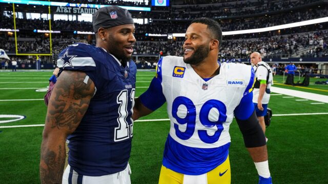 Micah Parsons Act Buzz Buils a bývalá hviezda NFL Aaron Donald škádlí comeback

