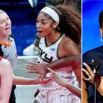 Michelle Obama váži Caitlin Clark-Angele Reese Wnba Rivalry