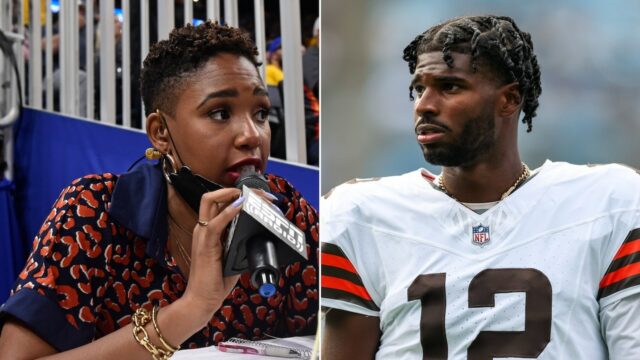 Monica McNutt omylom chyby Shedeur Sanders pre Barry Sanders na ESPN



