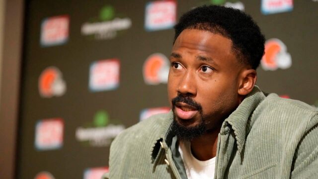 Myles Garrett nebude diskutovať o svojom lístku na rýchlosť v Browns Press



