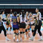 Nu Lady Bulldogs počas Národnej pozvánky Shakey Super League (SSL) v Davao