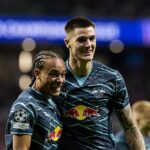 Benjamin Sesko (vpravo) a Xavi Simons (vľavo) môžu čoskoro prísť do Premier League