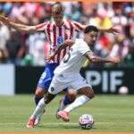 Alexander Sorloth v akcii pre Atletico Madrid