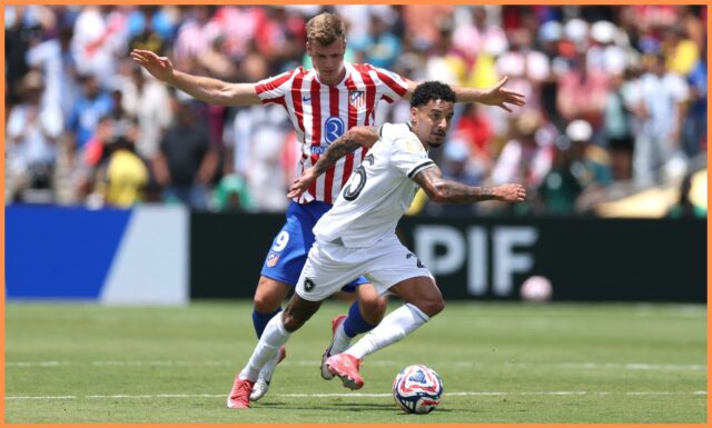 Alexander Sorloth v akcii pre Atletico Madrid