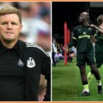 Brentford Striker Yoane Wars in Action