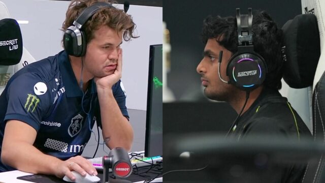 Magnus Carlsen na Majstrovstvách sveta v športe 2025 (obrázok cez EWC 2025)