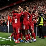 Liverpoolské majstrovstvá Premier League pracuje po 4-2 víťazstvách proti Bournemouth a Works