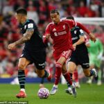 Hugo Ekitike bol ohromený jeho prvým vystúpením v Anfielde po 79 miliónoch libier.