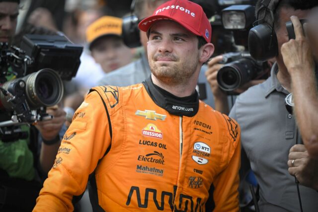 Arrow McLaren's Pato O'ward v sérii NTT INDYCAR 2025 BORCHETTA Bourbon Music City Grand Prix - Zdroj: Getty