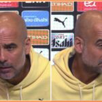 Pep Guardiola sa pozerá pred Fulham vs Man City v minulej sezóne