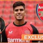 Piero Hincapie v akcii proti Arsenalu v predsezónnej priateľskej v roku 2024