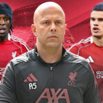 Liverpool, Anglicko - 15. augusta: Antoine Semenyo z Bournemouth oslavuje po strelení gólu, aby sa dosiahol 2-2 počas zápasu Premier League medzi Liverpoolom a Bournemouthom v Anfielde 15. augusta 2025 v Liverpoole v Anglicku. (Foto: Robbie Jay Barratt - AMA/Getty Images)