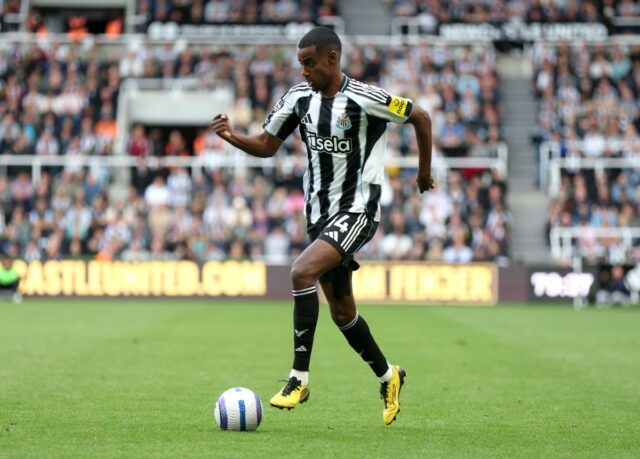 Alexander Isak v akcii pre Newcastle United