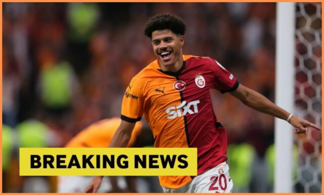 Gabriel Sara oslavuje cieľ pre Galatasaray