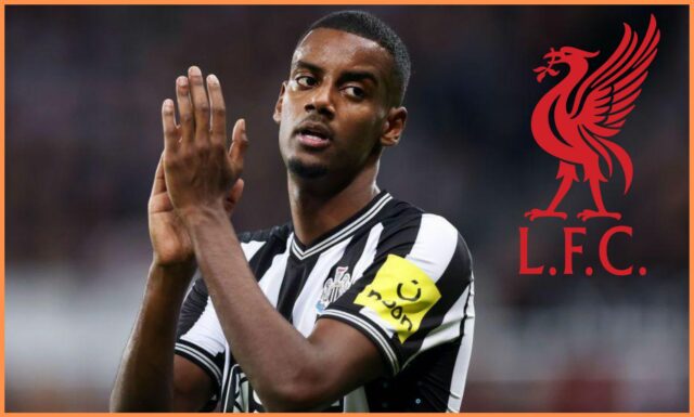 Newcastle Alexander Isak v akcii