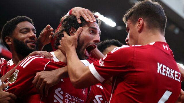Premier Organisation 2025-26: Mrašeliace úplne voľný kop Szoboszlai ponúka kolekciu Sway Liverpool 1-0 Sway Collection 

