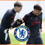 Alejandro Garnacho v akcii pre Spojeného muža proti Liverpoolu