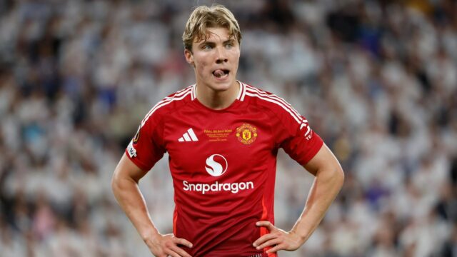 Rasmus Hojlund nemohol v minulej sezóne zdvojnásobiť góly Premier League