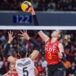 Mika Reyes pokračuje v útoku. —Marlo cueto