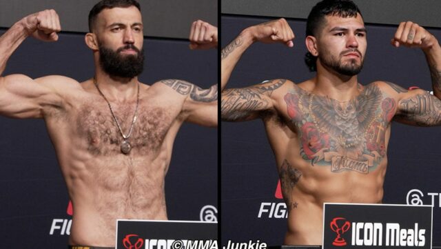 Roman Dolidze, Anthony Hernandez váži

