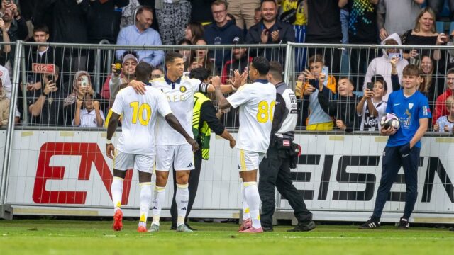Ronaldo Brace márne, zatiaľ čo Al Nassr zostupuje do Almerie v priateľskom


