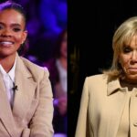 Russell Brand Imica Brigitte Macron's Genitals v veselom klipe podcaster reagujúce na jeho právny boj s Candace Owens