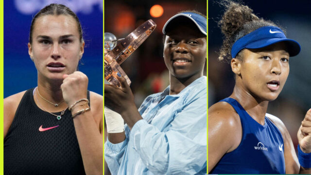 Sabalenka č. 1, Mboko +61, Osaka +24, Radanu -6

