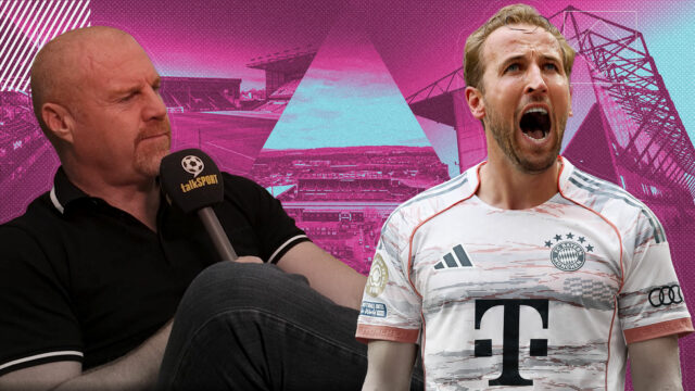 Dyche mal na starosti Burnley, keď sa pokúsil dostať Kane a povedal Talk Sports, ako tvrdo prenasledoval stretnutie pre produktívneho útočníka