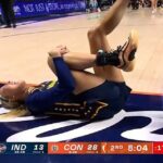Zranenie došlo v druhej štvrtine víťazstva nadčasov Indiany, keď Cunningham spadol na súd