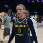 Sophie Cunningham zasiahnutá sexuálnymi hračkami počas WNBA Fever vs Sparks -Game