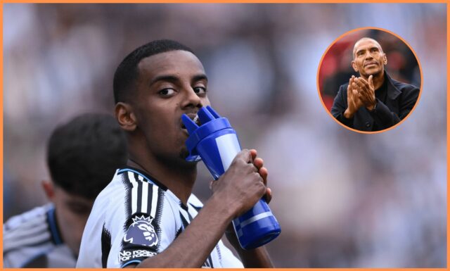 Alexander Isak v akcii pre Newcastle proti Evertonu minulú sezónu