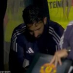 Ruben Amorim nemohol sledovať prestrelku jeho strany proti ligy Two Minnows Grimsby
