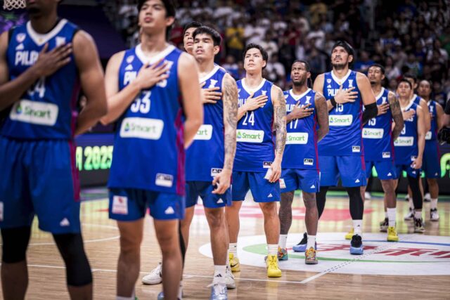 Gilas Pilipinas v Fiba Ázijskom pohári z roku 2025.