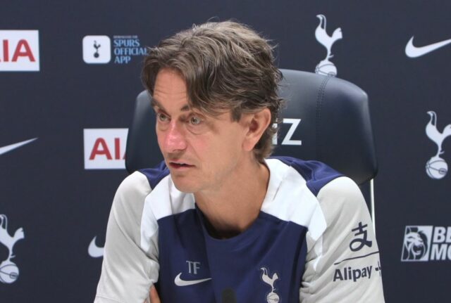 Tottenham Thomas Frank manažér v prenosovej aktivite

