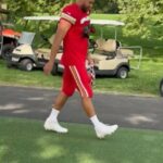 Travis Kelce sa v utorok vrátil do Kansas City Chief Practition Practition
