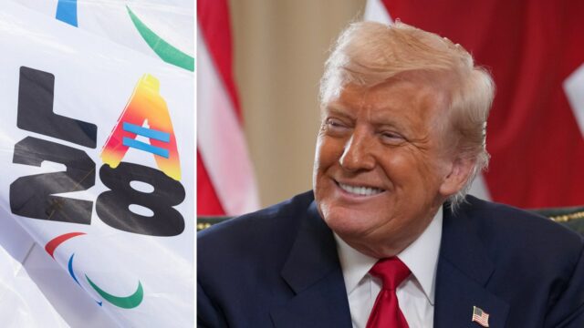 Trump na podpísanie výkonného poriadku 2028 Olympijská skupina Olympics Create


