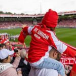 Union Berlin fans at the Alten Försterei stadium