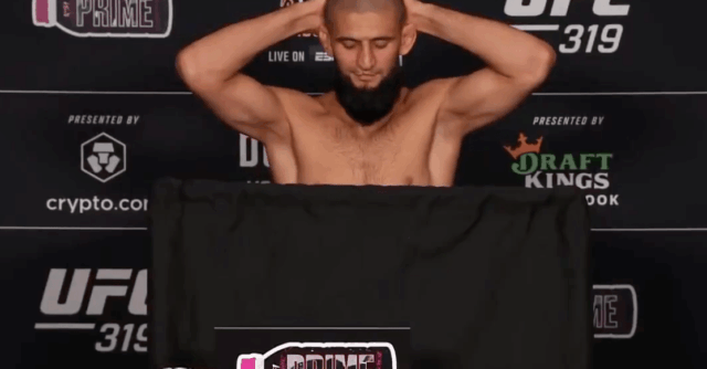 Vážil Khamzat? Boxy 'Borz' vracia prekvapenie značky pre UFC 319


