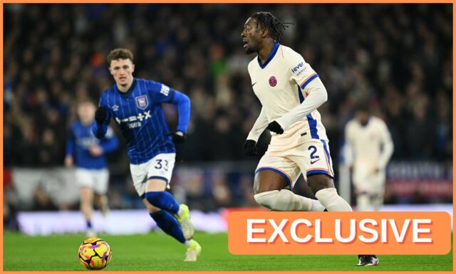 Axel Disasi v akcii pre Chelsea proti Bournemouth v minulej sezóne
