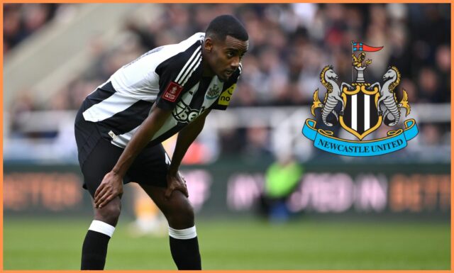 Alexander Isak v rozcvičke pred zápasom s Newcastle