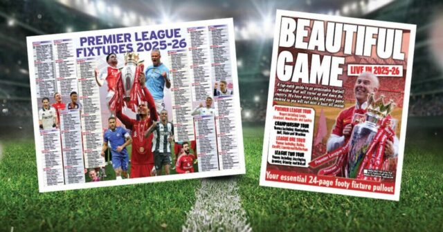Zadarmo A2 Shiny Premier League Wallchart so svojím nedeľným expresom | Futbalový šport

