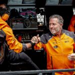 Zak Brown Odpovedať naliehajúcu Indy 500 Otázka po oslave McLaren 1-2 v maďarskom GP F1