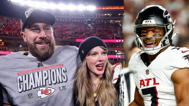 Zapojenie Travis Kelce a Taylor Swift priťahuje reakciu celebrít NFL 


